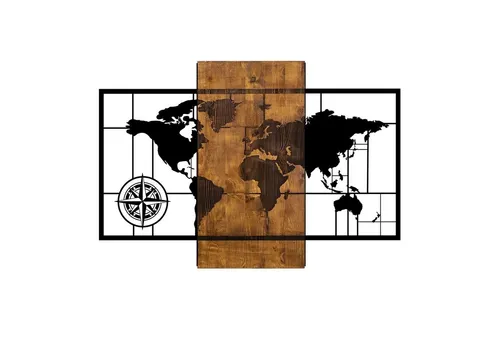 Wandbehänge 50 % HOLZ Walnuss Schwarz - Dekoratives Wandaccessoire aus 50 % Holz in edlem Walnuss Schwarz. Perfekt für stilvolle Akzente in jedem Raum.