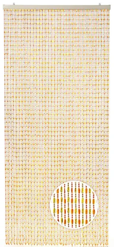 Kobolo Türvorhang Dekovorhang ORANGE in orange von Kobolo