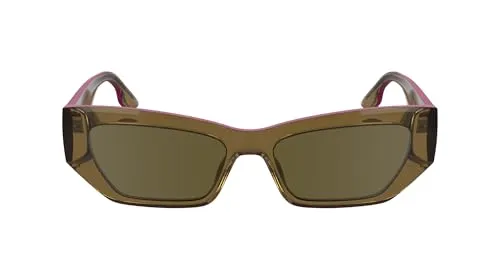KARL LAGERFELD Unisex Adult Sunglasses KL6160S - Light Brown with Solid Ochre Lens