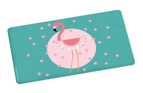 Frühstücksbrettchen Flamingo Türkis+Punkte 15920 - Geschirr