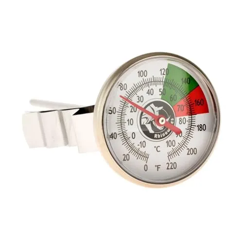 Rhinowares Milchthermometer kurzer Stiel 12.7 cm