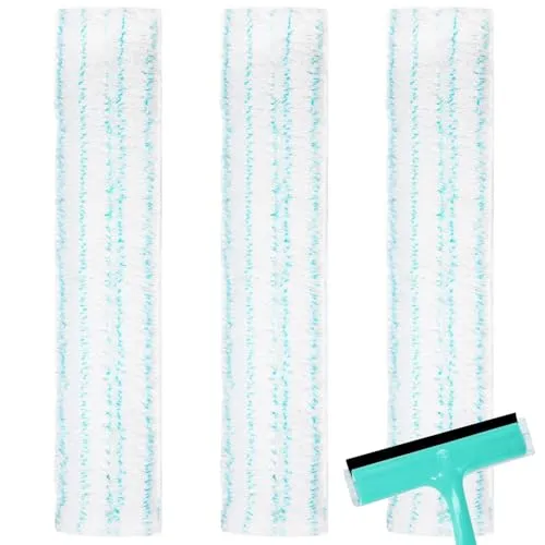Stück Reinigungspad für Leifheit Fensterreiniger,Mikrofaser Ersatzbezug | 32 cm,kompatibel mit einer effektiven und streifenfreien Reinigung für glatte Oberflächen,Streifenfreie Fensterreinigung 3