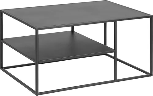 möbelando Couchtisch New Haven II Schwarz – Moderner Wohnzimmertisch - Der Couchtisch