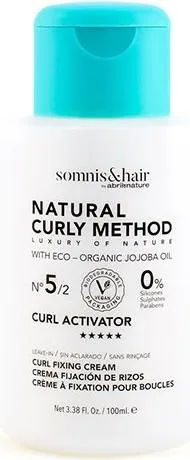 Somnis&Hair Natürliches Lockenpflege-Creme, 100 ml - Für Definierte und Geschmeidige Locken