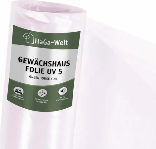 UV5 Gewächshausfolie – die langlebige Folie für Ihr Gewächshaus – 8 Meter