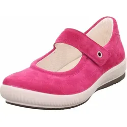Legero Damen Tanaro Ballerina in Maberry Rot, 41 EU - Damen-Ballerinas aus superweichem Leder mit herausnehmbarer Einlegesohle und verstellbarem Klettverschluss für optimalen Halt und Komfort.