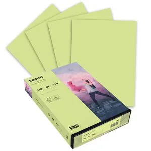 Inapa Kopierpapier tecno colors, 2100011378, A4, 160g/qm, leuchtgrün, 250 Blatt