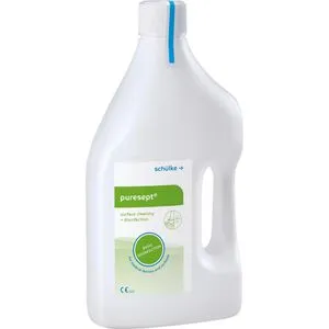 Schülke Desinfektionsmittel puresept 2L - Effektive Flächendesinfektion - Desinfektionsmittel für Flächen und Medizinprodukte mit umfassender Wirksamkeit. Ideal für nicht kritische Medizinprodukte, frei von Farb- und Duftstoffen.