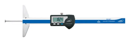 Helios Preisser Digitaler Tiefenmessschieber mit Teller 100