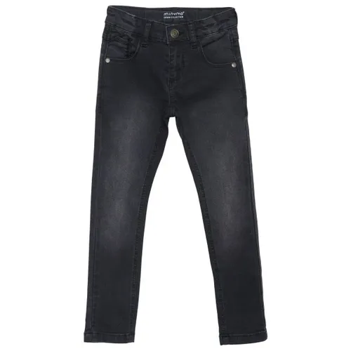 MINYMO Boy's Stretch Slim Fit Jeans in Grey Black, Größe 110