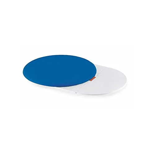 TRANS Dreh- und Übersetzhilfe für Badewannenlifter - Farbe Blau, extra große Sitzfläche und rutschfest für maximalen Komfort und Sicherheit