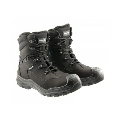 Högert isolierte Winter-Sicherheitsstiefel S3L FO SR mit Fleecefutter schwarz Jorg 40 - Herren Industrie & Handwerk Stiefel, S3L Schutz für maximale Sicherheit und warmes Fleecefutter für Komfort bei Kälte, rutschfeste Sohle für sicheren Halt.