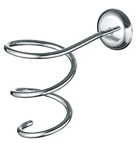 Comair 3160034 Fönhalter verchromt Spirale zum Anschrauben