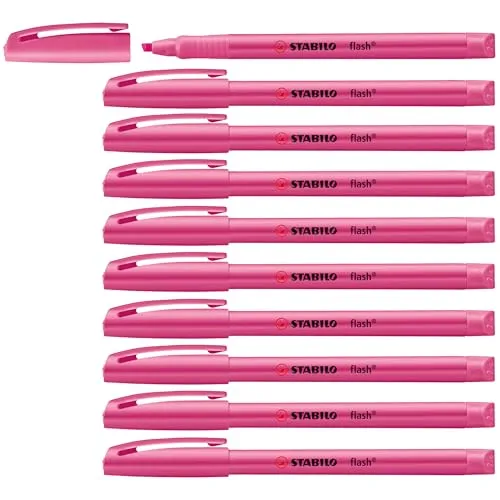 STABILO - Textmarker - flash - 10er Pack - pink