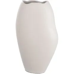 GILDE Creme Vase in beige von GILDE