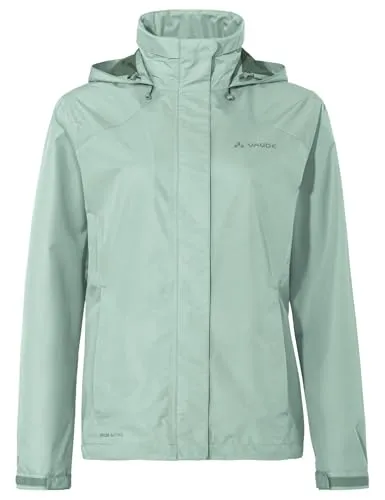 VAUDE Escape Bike Light Damen Regenjacke - Funktionsjacken, atmungsaktive und wasserfeste Fahrradjacke mit Reflektoren für optimale Sichtbarkeit bei schlechten Lichtverhältnissen, ideal für wechselhaftes Wetter.