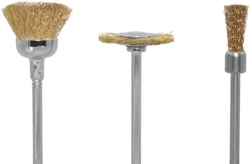 Donau 3 x Messing Bürsten (mittel) - Umweltfreundliche Qualität, ideal für Kinder, Made in Germany