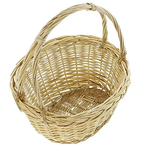FRANK FLECHTWAREN Bügelkorb Zopfrand, groß von Frank Flechtwaren