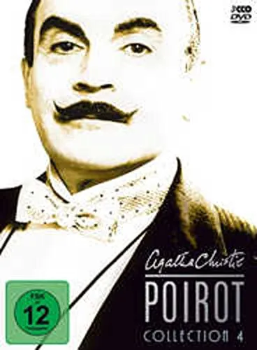 Agatha Christie - Poirot Collection 4 [3 DVDs] - Mystery-Film-Klassiker, spannend und fesselnd, ideal für Krimi-Fans ab 12 Jahren.