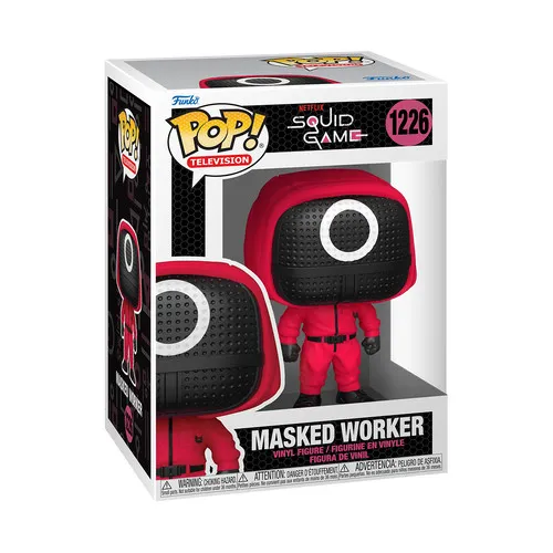 Funko Pop! Squid Game - Masked Worker 1226 - Sammelfigur - Actionfiguren - Offiziell lizenzierte Funko Pop! Figur aus der Serie Squid Game, Höhe ca. 10 cm, ideal für Sammler und Fans der spannenden Netflix-Serie.