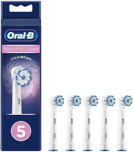 Oral-B Sensitive Clean Ersatzbürstenköpfe, Packung mit 5 Stück