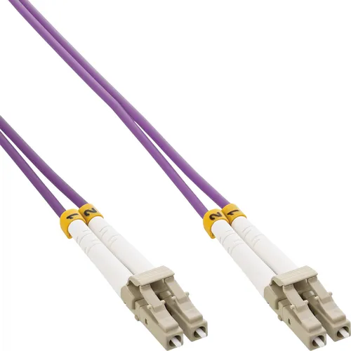 InLine LWL Duplex Kabel, LC/LC, 50/125µm, OM4, 5m, 5 m, OM4