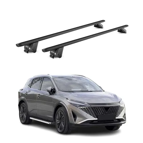 OMAC Dachträger für Nissan Qashqai J12 2021-2025 - Dachgepäckträger aus hochwertigem Aluminium, abnehmbar und wasserbeständig. Ideal für Fahrrad- und Skiträger, maximiert den Platz für Abenteuer und sorgt für eine sichere Fahrt.
