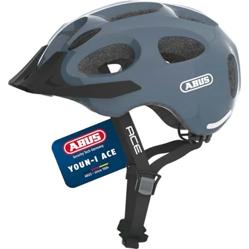 ABUS Stadthelm Youn-I ACE - Fahrradsicherheit mit LED-Rücklicht - Fahrradhelm für Damen und Herren mit integriertem LED-Rücklicht für 180° Sichtbarkeit. Ideal für den Alltag, leicht und gut belüftet für maximalen Komfort.