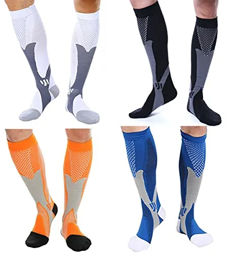 Kompressionsstrümpfe Klasse 2 Kniestrümpfe Stützstrümpfe Reisestrümpfe Kniestrümpfe 4 Paar 35-39