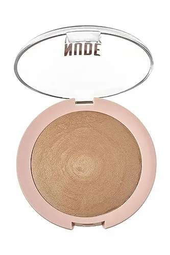 Golden Rose Nude Look Sheer Baked Powder Puder Nude Glow