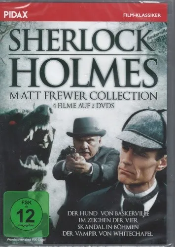 Sherlock Holmes - 4 Filme - 2 DVD - Neu / OVP