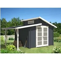 Alpholz Gartenhaus Aktiva mit Schleppdach aus Massiv-Holz - Holzhäuser mit 40 mm Wandstärke, ideal für Gartengeräte oder als gemütliche Gartenlaube, inklusive Montagematerial und einfacher Anleitung für schnelle Montage.