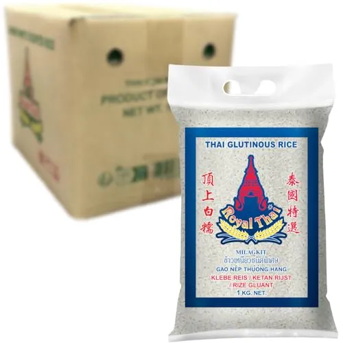 ROYAL THAI RICE - Klebereis - 10 X 1 KG - Multipack