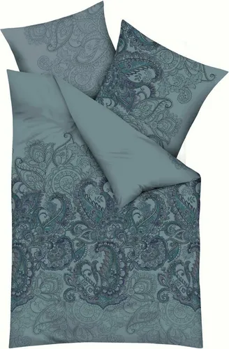 Kaeppel Bettwäsche Indica, Mako-Satin, 2-teilig in blau von Kaeppel