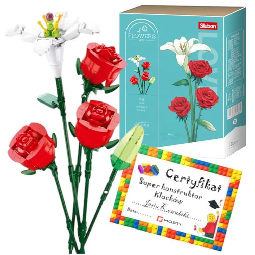 SLUBAN BLUMENBLÖCKE Blumenstrauß Rosen 267 - B1121B