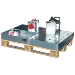 BAUER Kleingebindewanne KGW-P Stahl für Paletten, 40 Liter von Bauer