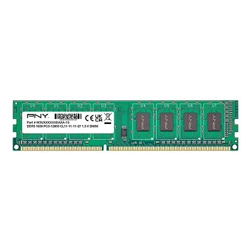 PNY Performance MD8GSD31600NHS Arbeitsspeicher (8 GB, DDR3, 1600 MHz, PC3-12800) CL11, 1,5 V