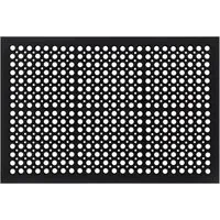 vidaXL Fußmatte Rechteckig 60x90 cm Gummi - Robuste Gummi-Fußmatte für Innen- und Außenbereiche, rutschfest und mit Drainagelöchern für einfache Reinigung und optimale Sauberkeit.
