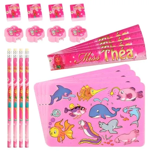 com-four® 20-teiliges Schreibset für Kinder