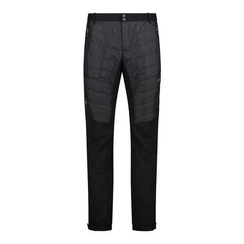 CMP Ripstop-Hose für Herren, Schwarz, Größe 52 - Multifunktionale Wanderhose mit PFC-freier, wasserabweisender Technologie und umweltfreundlicher PrimaLoft-Isolierung – ideal für intensive Outdoor-Aktivitäten.