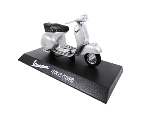OPO 10 - Miniatur Roller 1/18 kompatibel mit Piaggio Vespa 150GS Grau - 1958 - Ves0010