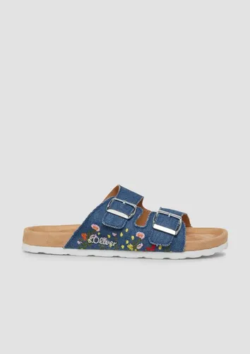 s.Oliver Pantoletten Slipper Pantoletten mit Verschluss-Details