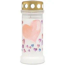 Grablicht Nr. 6 zum Beschriften von Bolsius