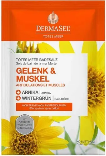 DERMASEL Totes Meer Badesalz Gelenk & Muskel 80 g