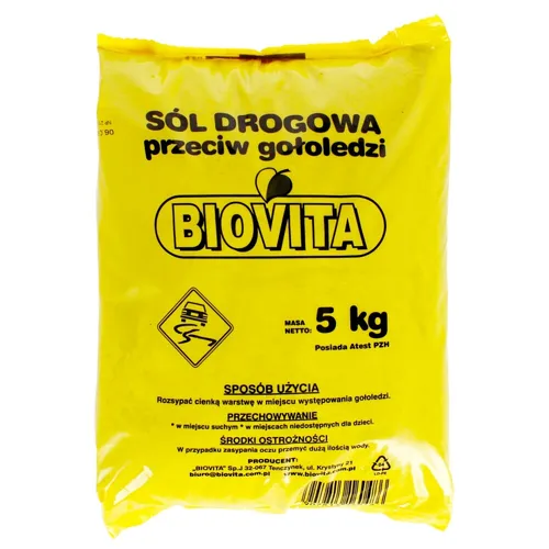 Sól przeciw gołoledzi 5 kg RÓŻNE 5907813160486
