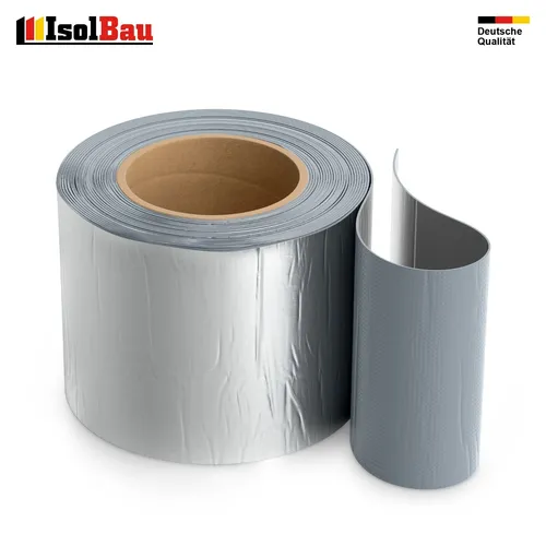 Reparaturband Bitumenband Aluminium 100mm / 10 lfm Aludichtband Selbstklebendes