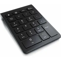 Aplic Bluetooth Numpad mit 22 Tasten Keypad / Ziffernblock mit Multimediatasten - Schwarz