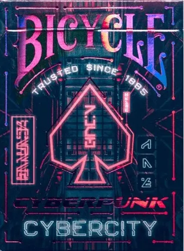 Produktbild Cyberpunk Cyber City Cards Bicycle 073854094235