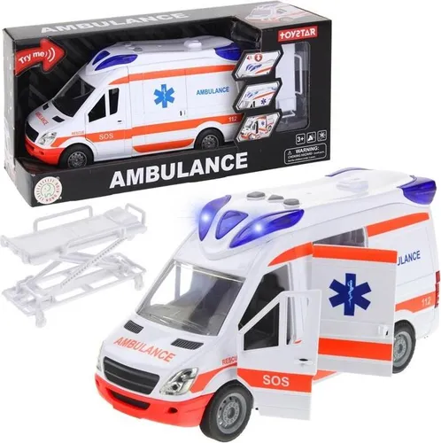 Krankenwagen, Krankenwagen, Transporter, Autogeräusche, Trage