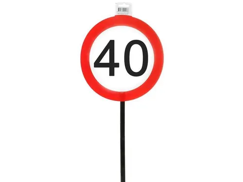 Großes Verkehrsschild